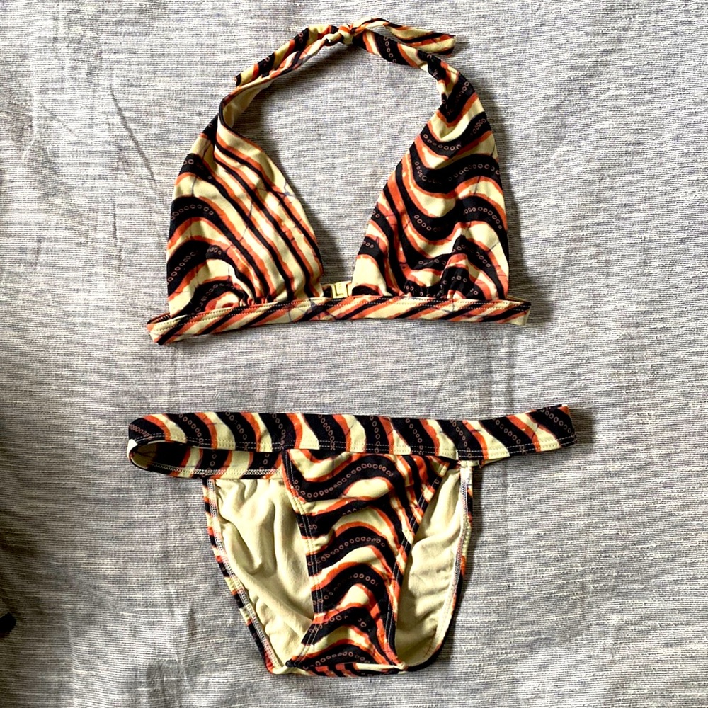 Lenny Niemeyer Tie-Dye Cheeky Bikini